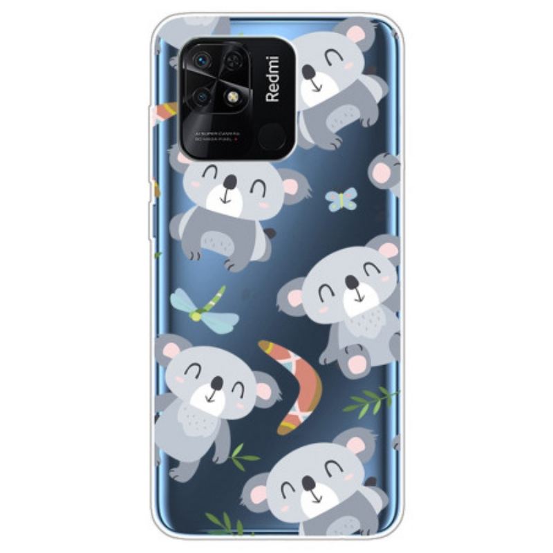 Cover Xiaomi Redmi 10C Sømløse Flere Koalaer