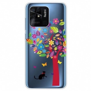Cover Xiaomi Redmi 10C Sømløst Farverigt Træ