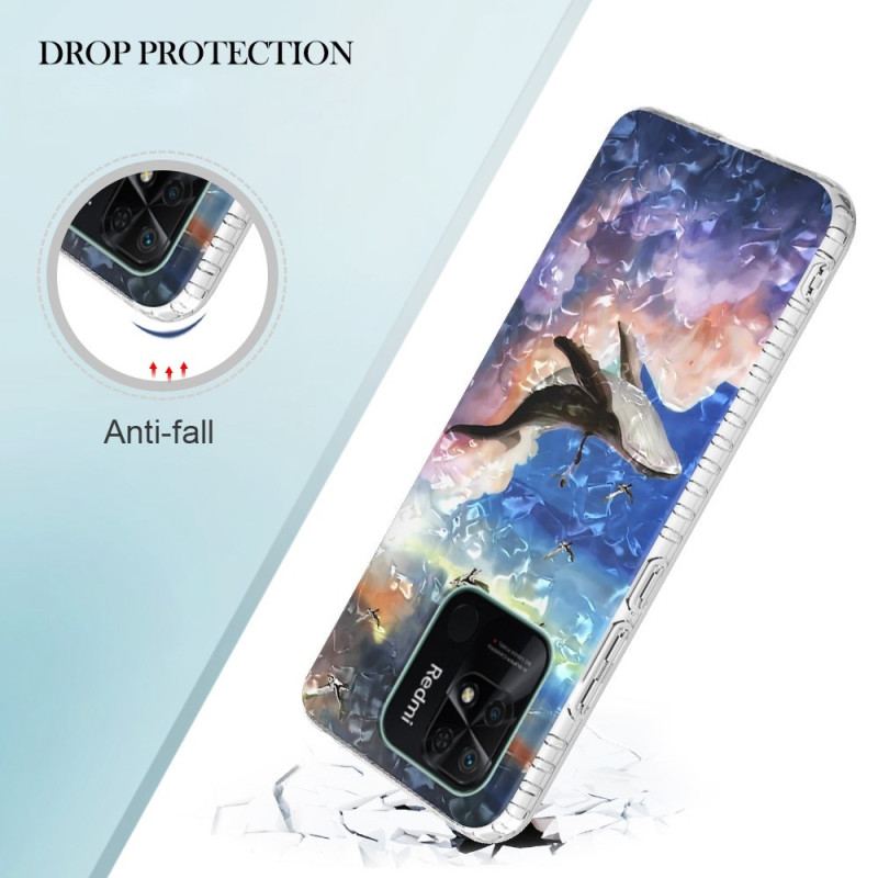 Cover Xiaomi Redmi 10C Stiliseret Hval