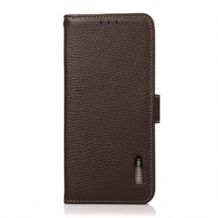 Flip Cover Xiaomi Redmi 10C Litchi Læder Khazneh Rfid