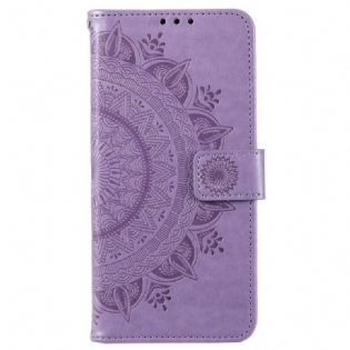 Flip Cover Xiaomi Redmi 10C Mandala Sun Med Snor
