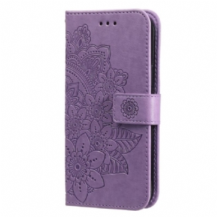 Flip Cover Xiaomi Redmi 10C Med Snor Strappy Mandala