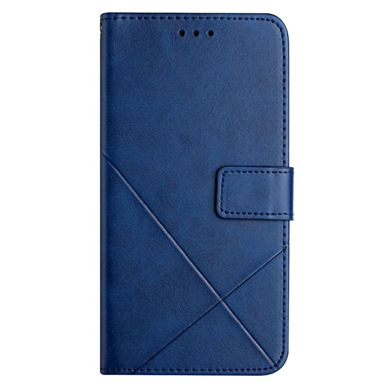 Læder Cover Xiaomi Redmi 10C X Design Geo Læderstil