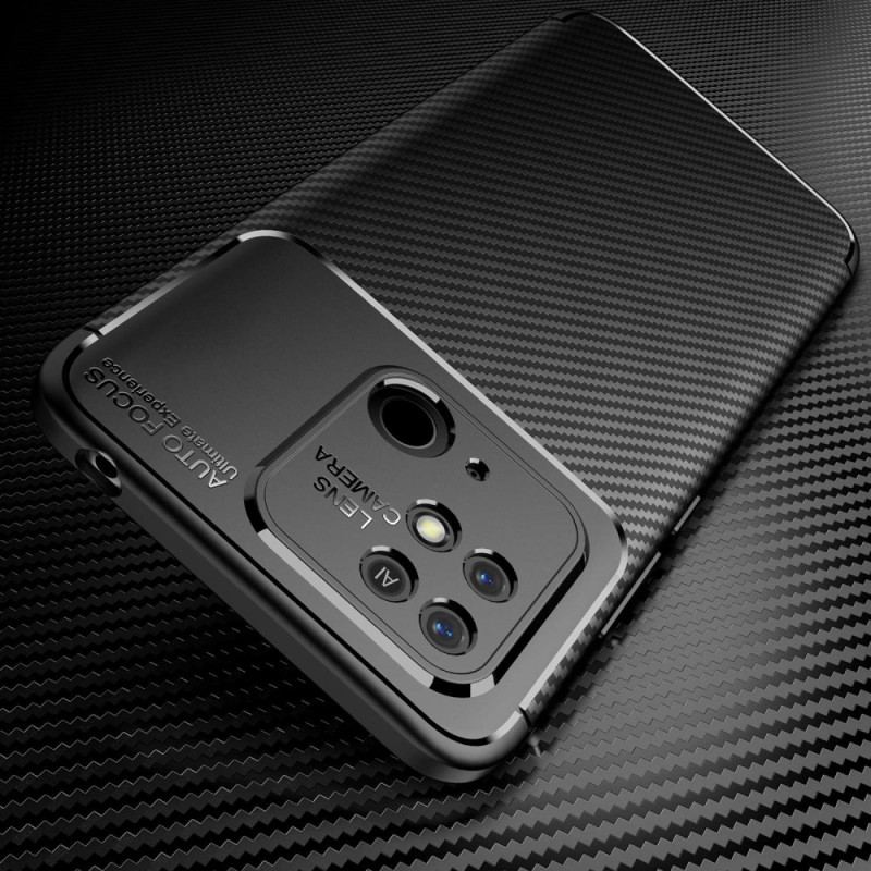 Mobilcover Xiaomi Redmi 10C Fleksibel Kulfibertekstur