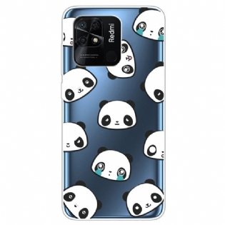 Mobilcover Xiaomi Redmi 10C Små Pandaer