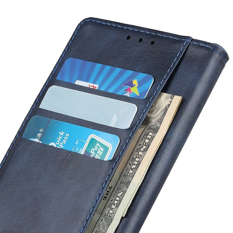 Flip Cover Xiaomi Redmi 9T Imiteret Læder Knap