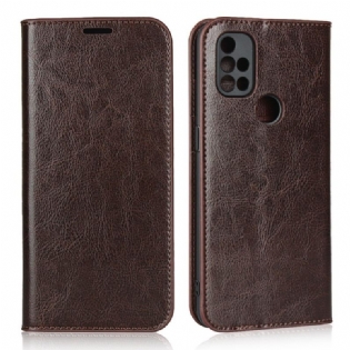 Cover OnePlus Nord N10 Flip Cover Ægte Læder