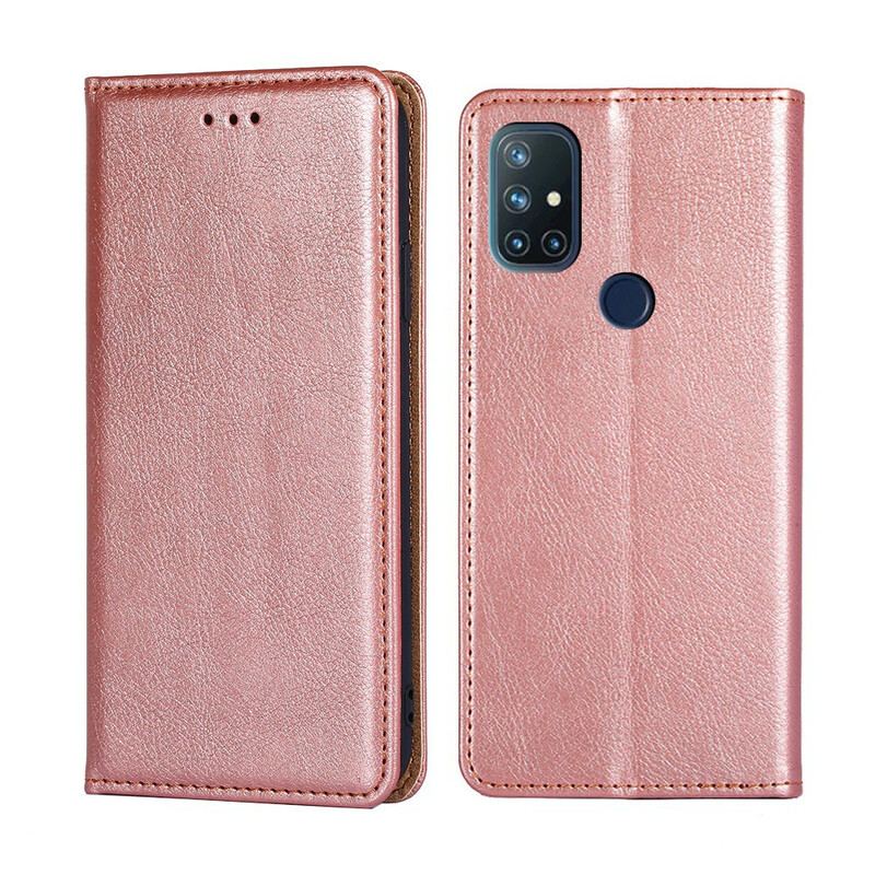 Cover OnePlus Nord N10 Flip Cover Fin Læderstil