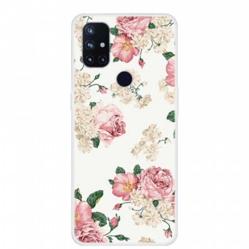 Cover OnePlus Nord N10 Frihedsblomster