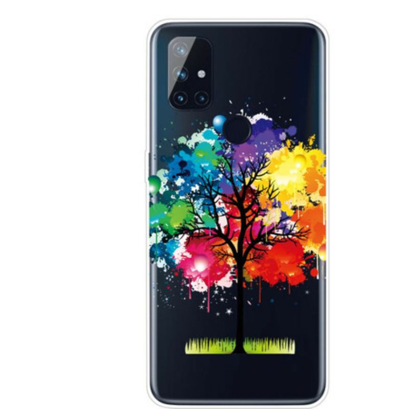 Cover OnePlus Nord N10 Sømløst Akvareltræ