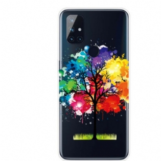 Cover OnePlus Nord N10 Sømløst Akvareltræ