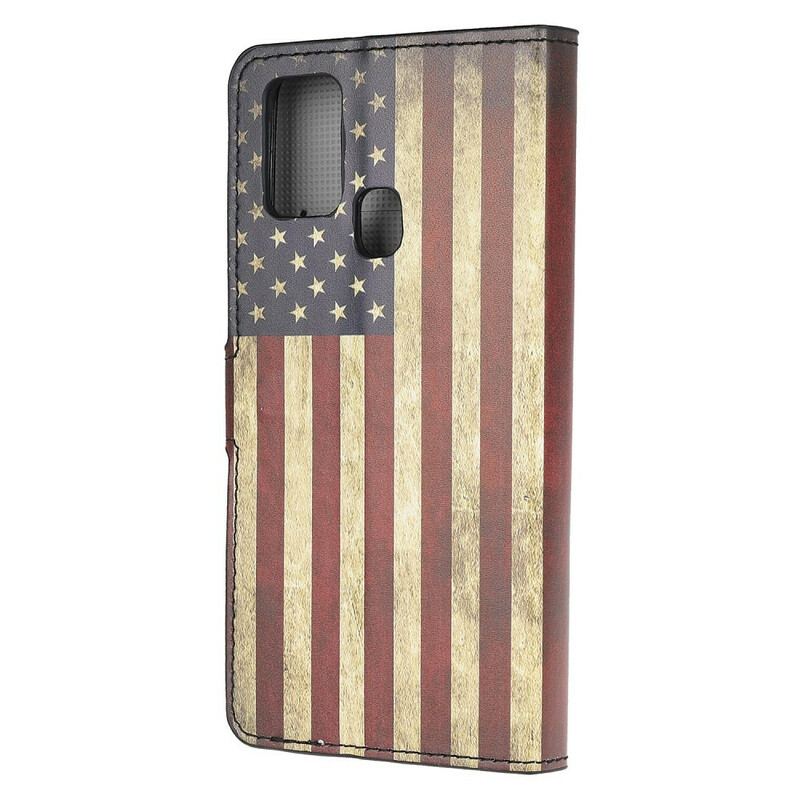Flip Cover OnePlus Nord N10 Amerikansk Flag