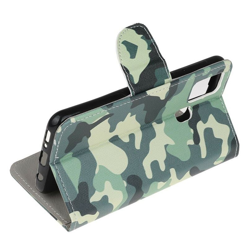 Flip Cover OnePlus Nord N10 Militær Camouflage