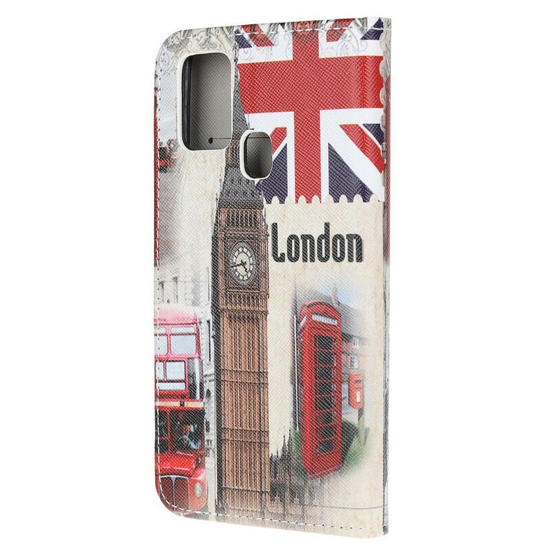 Læder Cover OnePlus Nord N10 London Liv