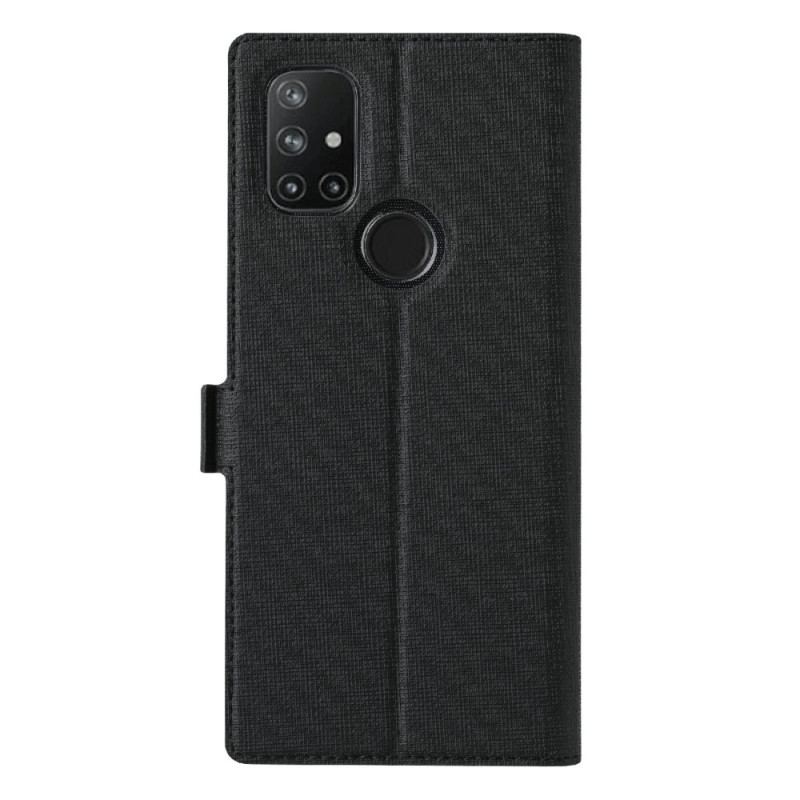 Læder Cover OnePlus Nord N10 Tekstureret Vili Dmx