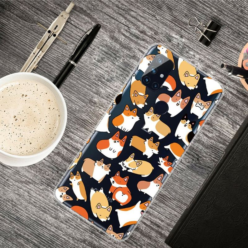 Mobilcover OnePlus Nord N10 Sømløse Flere Hunde