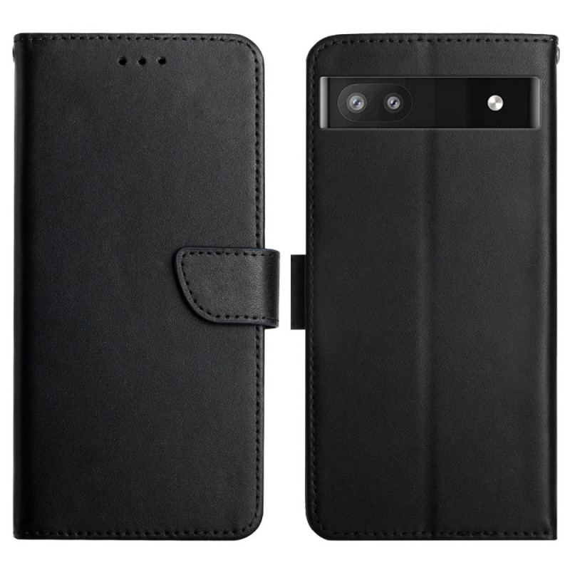 Flip Cover Google Pixel 6A Ægte Nappa Læder