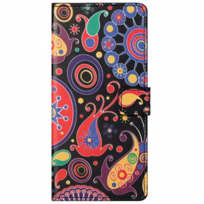 Flip Cover Google Pixel 6A Galaxy Mønster