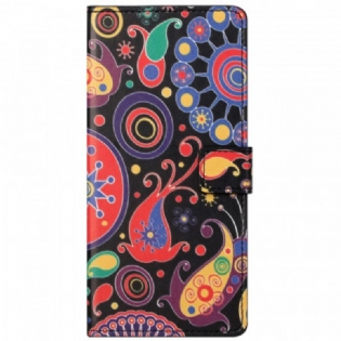 Flip Cover Google Pixel 6A Galaxy Mønster