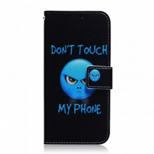 Læder Cover Google Pixel 6A Emoji Rør Ikke Ved Min Telefon