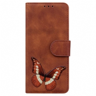 Læder Cover Google Pixel 6A United Butterfly