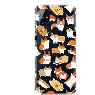 Cover OnePlus Nord N100 Sømløse Flere Hunde