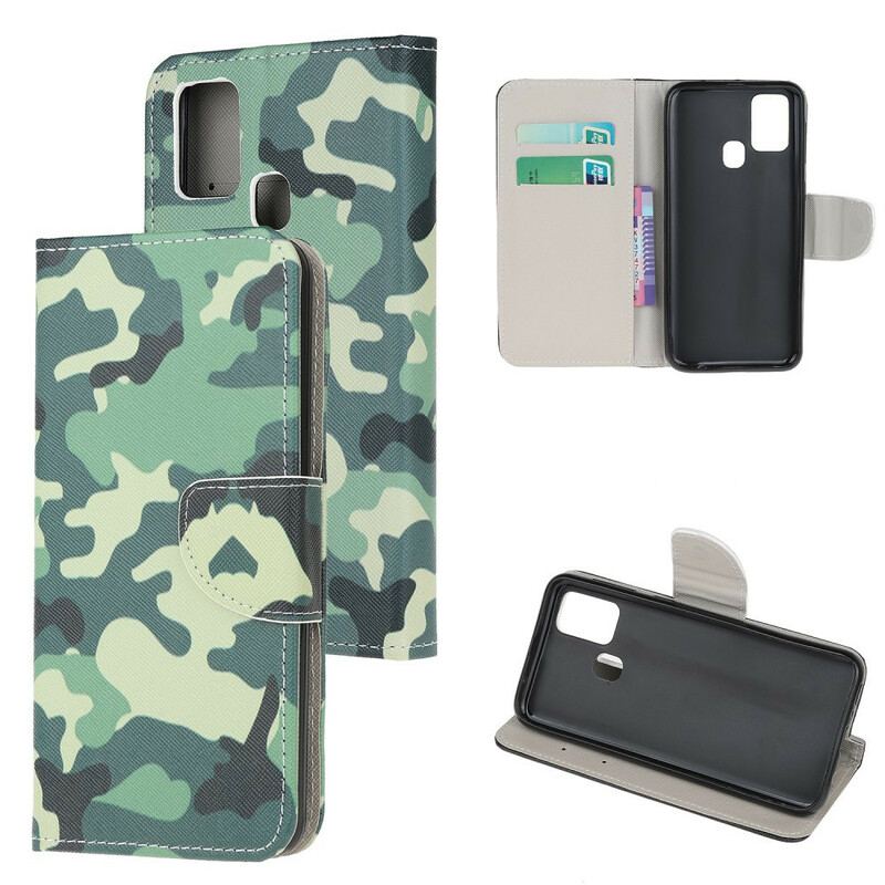 Flip Cover OnePlus Nord N100 Militær Camouflage