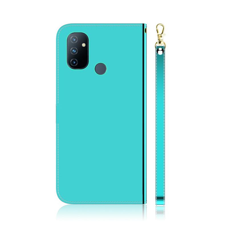 Flip Cover OnePlus Nord N100 Spejlcover I Imiteret Læder