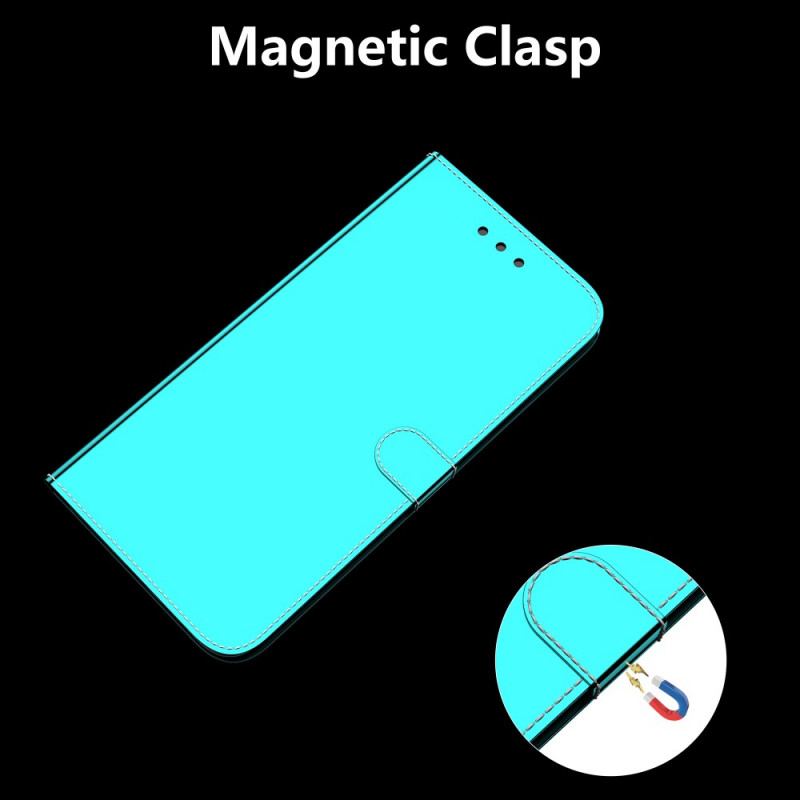 Flip Cover OnePlus Nord N100 Spejlcover I Imiteret Læder