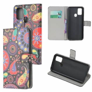 Læder Cover OnePlus Nord N100 Galaxy Design
