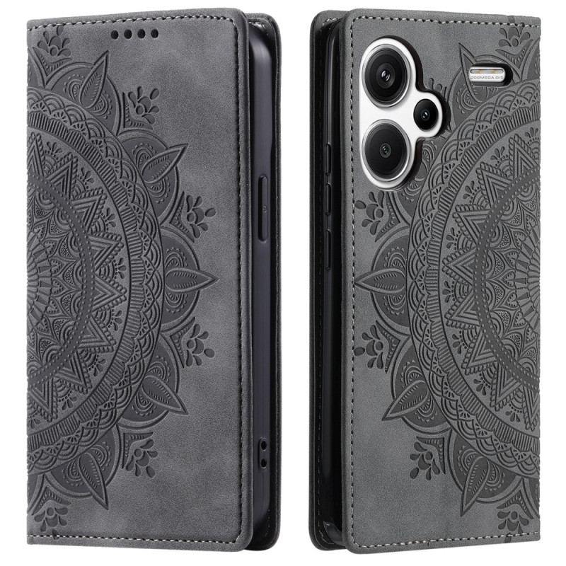 Flip Cover Til Xiaomi Redmi Note 13 Pro Plus 5g Mandala Ruskindseffekt