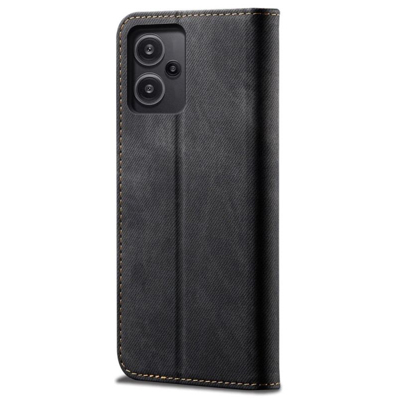 Læder Cover Xiaomi Redmi Note 13 Pro Plus 5g Jeansstof