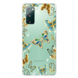 Cover Samsung Galaxy S20 FE Design Sommerfugle