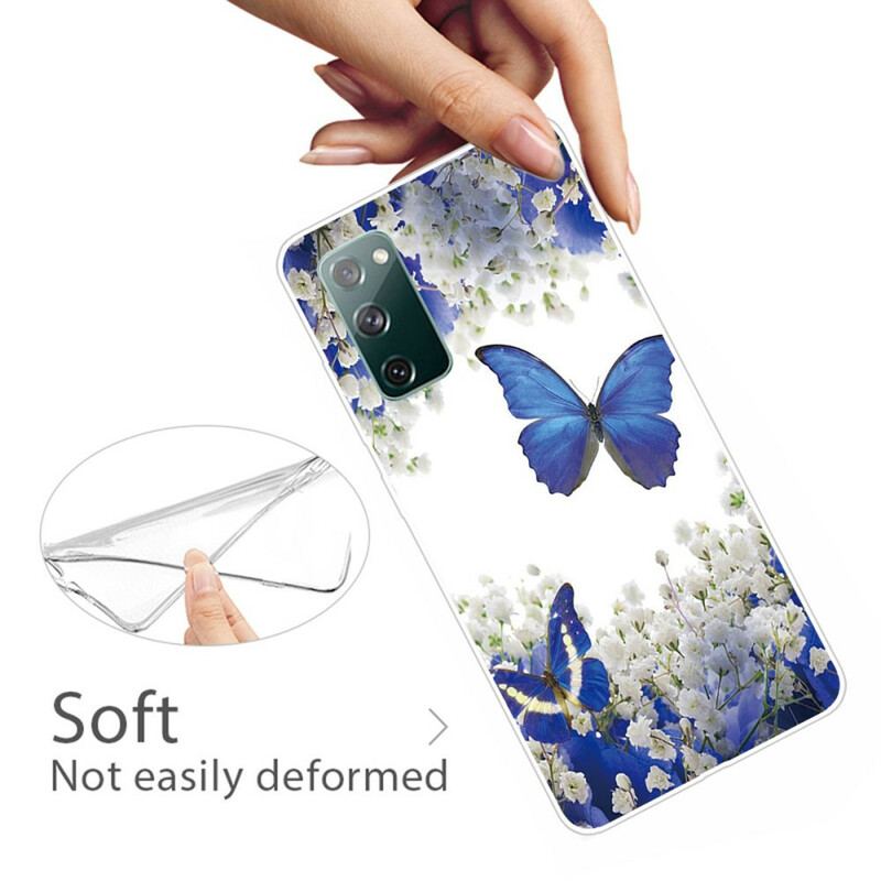 Cover Samsung Galaxy S20 FE Design Sommerfugle