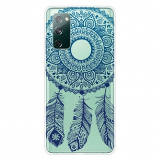 Cover Samsung Galaxy S20 FE Mandala Med Enkelt Blomst