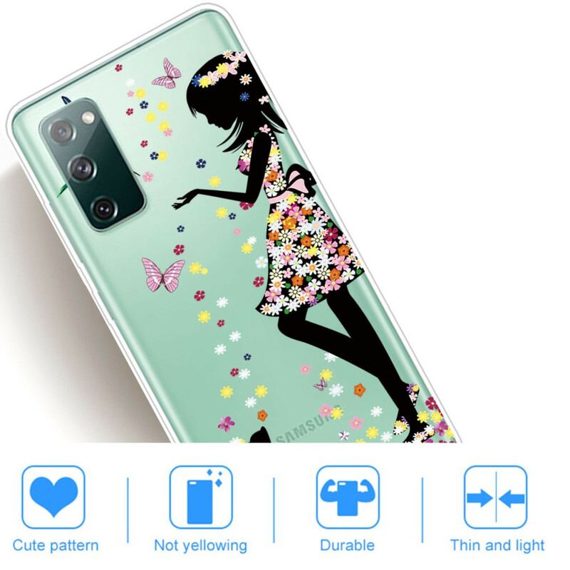 Cover Samsung Galaxy S20 FE Smukt Blomsterhoved