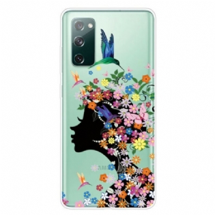 Cover Samsung Galaxy S20 FE Smukt Blomsterhoved
