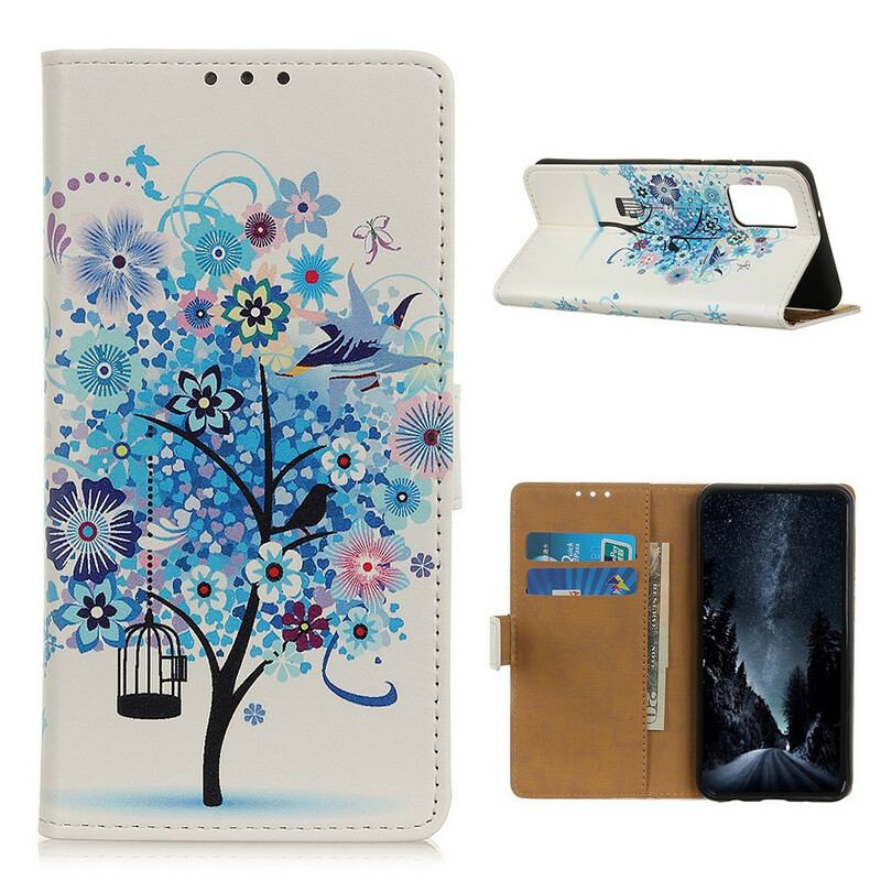 Flip Cover Samsung Galaxy S20 FE Blomstrende Træ