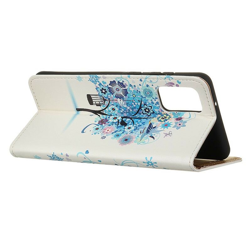 Flip Cover Samsung Galaxy S20 FE Blomstrende Træ