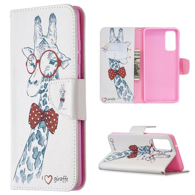 Flip Cover Samsung Galaxy S20 FE Brainy Giraf