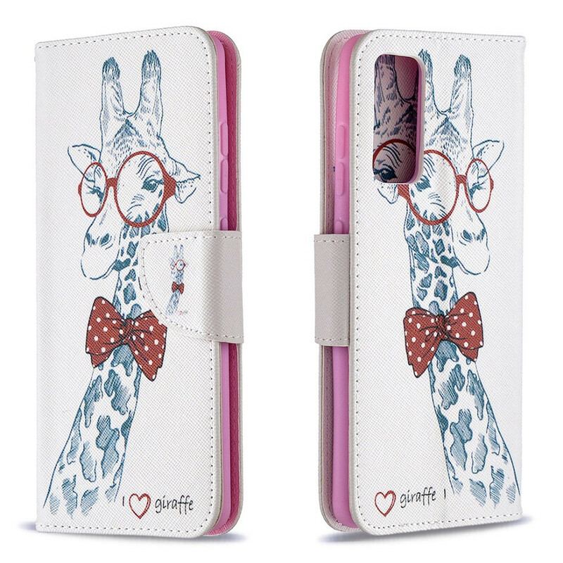 Flip Cover Samsung Galaxy S20 FE Brainy Giraf