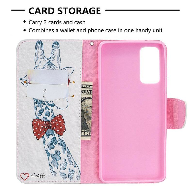 Flip Cover Samsung Galaxy S20 FE Brainy Giraf