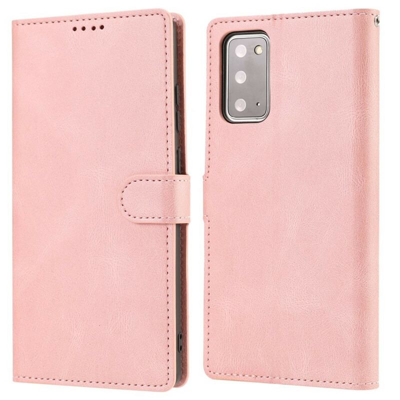 Flip Cover Samsung Galaxy S20 FE Klassisk Vintage Kunstlæder