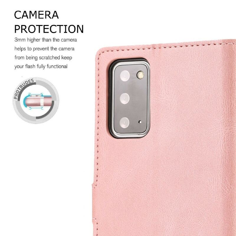 Flip Cover Samsung Galaxy S20 FE Klassisk Vintage Kunstlæder