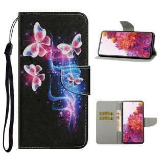 Flip Cover Samsung Galaxy S20 FE Magiske Sommerfugle