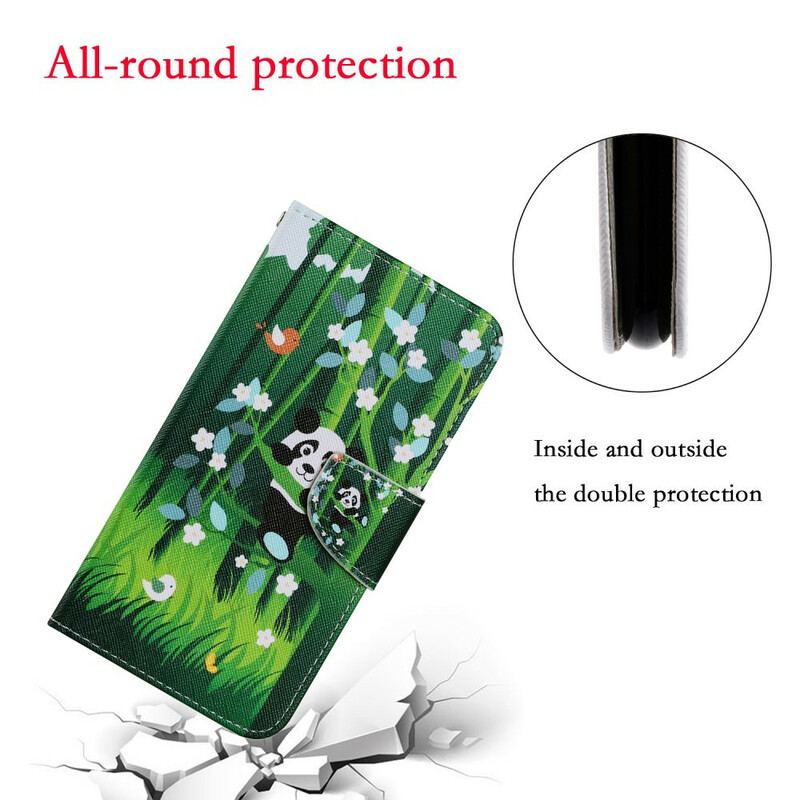 Flip Cover Samsung Galaxy S20 FE Panda Walk