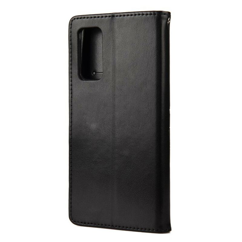 Flip Cover Samsung Galaxy S20 FE Sommerfugle Print