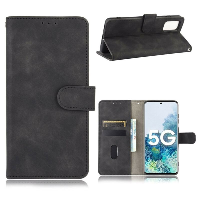Læder Cover Samsung Galaxy S20 FE Hudberøring