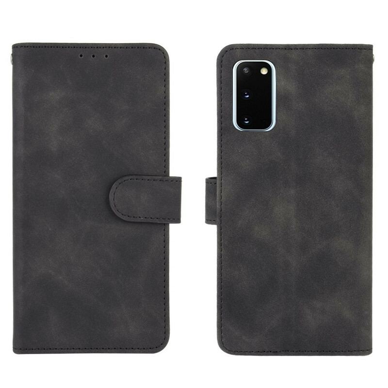 Læder Cover Samsung Galaxy S20 FE Hudberøring