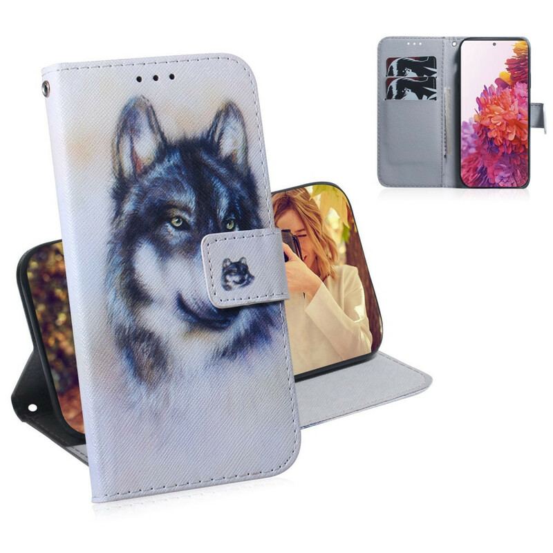 Læder Cover Samsung Galaxy S20 FE Hundeligt Udseende
